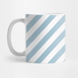 Blue White Stripes Back To School Pattern Mug